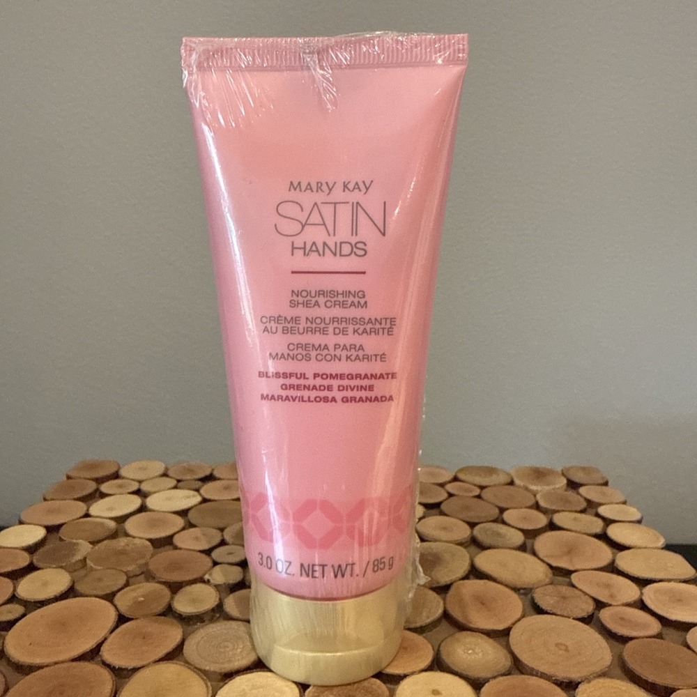 Mary Kay Satin Hands‎ Nourishing Shea Cream POMEGRANATE 3 Oz. NEW & SEALED